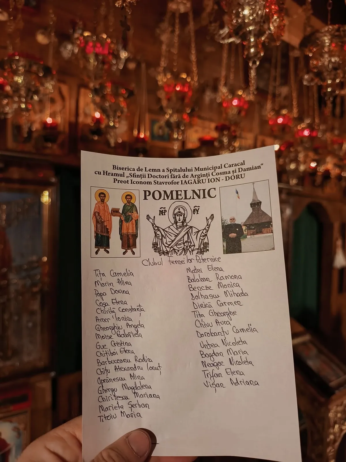 Parohie — noiembrie 2024
