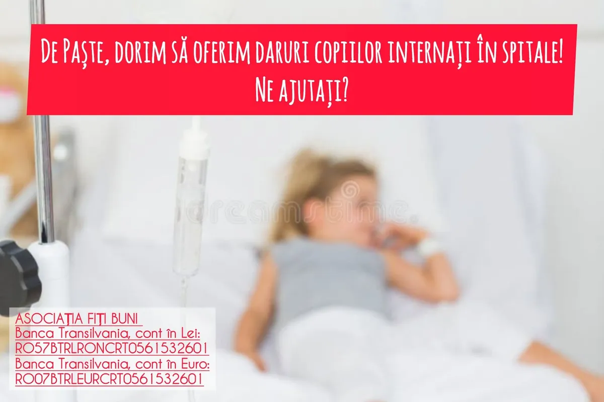 Să îmbrăcăm un copil de Paști! — martie 2025