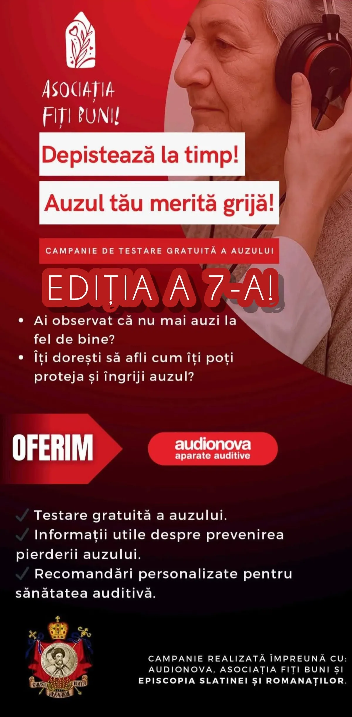 Depistează la timp! Auzul tău merită grijă! — martie 2026